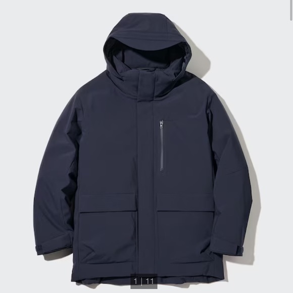 Uniqlo Other - NEW UNIQLO HYBRID DOWN PARKA IN NAVY SIZE: S